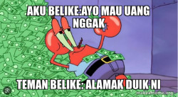 Mr Krabs Money