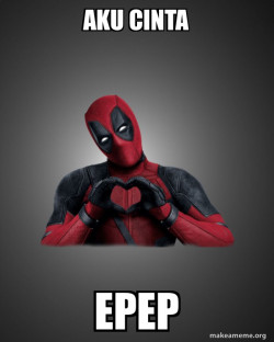 Deadpool Heart Hands