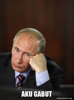 Contemplative Putin