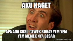 Sarcastic Nicholas Cage