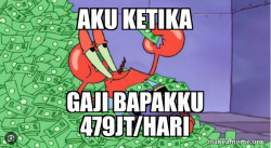 Mr Krabs Money