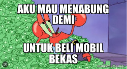 Duit nya tuan kran :