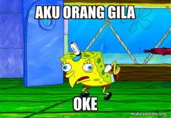 Mocking SpongeBob