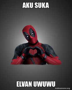 Deadpool Heart Hands