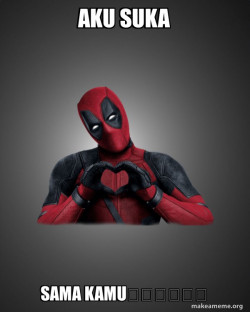 Deadpool Heart Hands