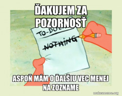 To Do List - Nothing