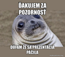Squeamish Seal