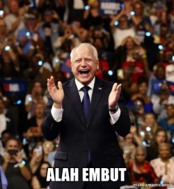 Happy Tim Walz