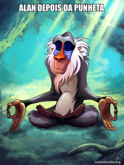 Rafiki Meditating - Lion King