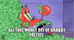 Mr Krabs Money
