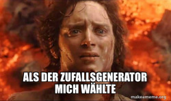Frodo it's over it's done