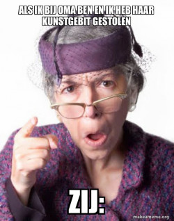 Disapproving Grandma