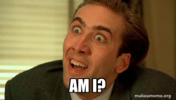 Sarcastic Nicholas Cage