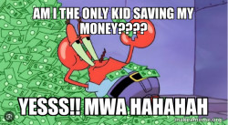 Mr Krabs Money