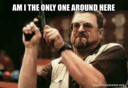 Am I the only one