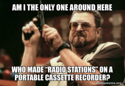 Am I the only one
