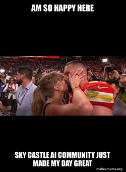 Taylor Swift and Travis Kelce Superbowl 2024