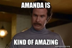 Ron Burgundy I am not even mad or That's amazing (Anchorman)