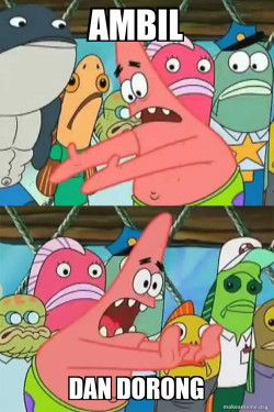 Push It Somewhere Else Patrick