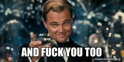 Great Gatsby Reaction - Leonardo DiCaprio Toast
