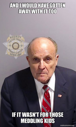 Rudy Giuliani Mugshot