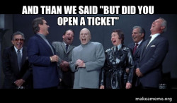 Dr Evil and Henchmen laughing - and then they said