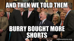 And then we told them