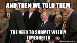 And then we told them