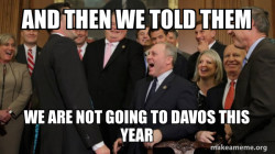 And then we told them