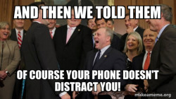 And then we told them