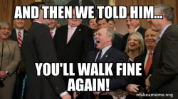And then we told them