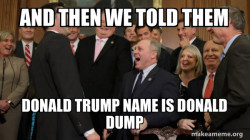 And then we told them