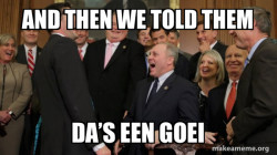 And then we told them