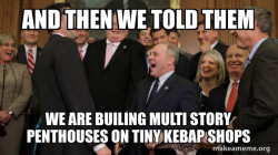 And then we told them