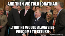And then we told them