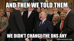 And then we told them
