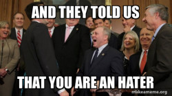 And then we told them