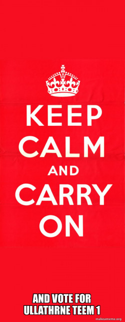 Keep Calm and Carry On