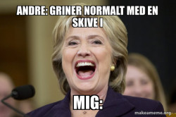 Hillary Clinton Laughs