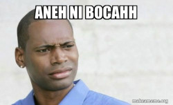 Confused Black Man