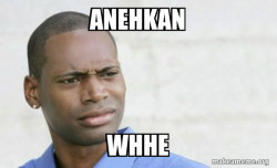 Confused Black Man