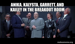 Dr Evil and Henchmen laughing - and then they said