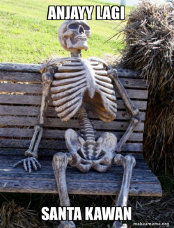 Waiting Skeleton