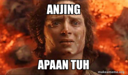 Frodo it's over it's done