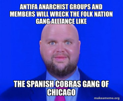 Antifa Anarchist groups and members will wreck the Folk Nation Gang Alliance like the Spanish Cobras Gang of Chicago
