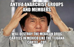Antifa Anarchist groups and members will destroy the Mexican Drug Cartels in Mexico like the Tijuana Cartel - CDT