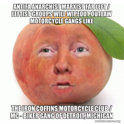 Antifa Anarchist Marxist Far Left / Leftist groups will wipeout Outlaw Motorcycle Gangs like the Iron Coffins Motorcycle Club / MC - Biker Gang of Detroit, Michigan