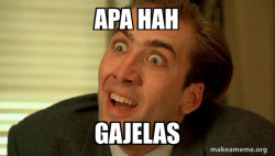 Sarcastic Nicholas Cage