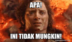 Frodo it's over it's done