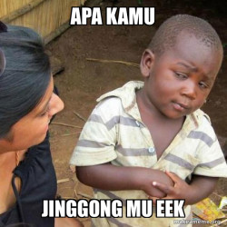 Skeptical Third World Kid